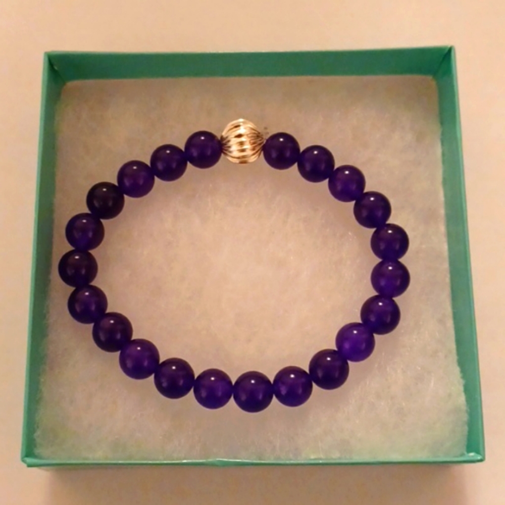 🔥CLEARANCE! Merlot Malaysian Jade Stone Bracelet